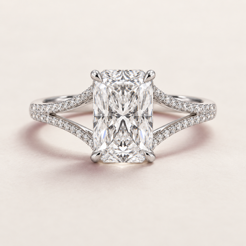 The Avelisse Radiant Natural Diamond Ring