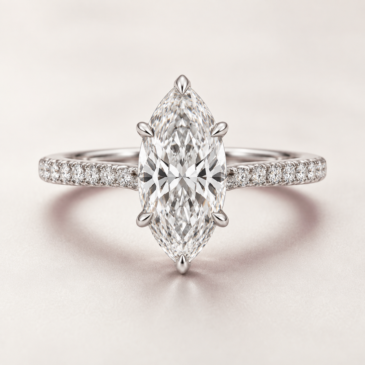 The Thistlewick Marquise Natural Diamond Ring